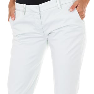 Lange Hose im chinesischen Stil mit geradem Saum 70DBF0028-R123 Frau
