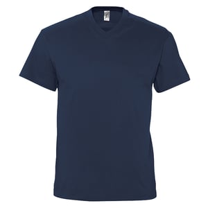 SOLS Herren Victory T-Shirt, V-Ausschnitt, Kurzarm (Marineblau)