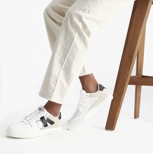 CLASSIC CUPSOLE Herren Sneaker Helles Weiß/Schwarz
