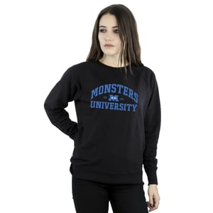 Disney Monsters University Logo-Sweatshirt für Damen/Damen (Schwarz)