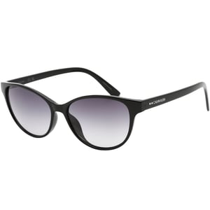 Calvin Klein – Graue, schwarze Sonnenbrille mit Farbverlauf