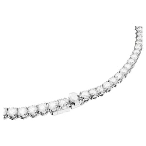Swarovski 'Matrix' Damen Halskette aus Basismetall - Silber 5681796