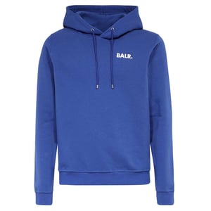 Brand Straight Hoodie von BALR. in der farbe Blau und in größe L.