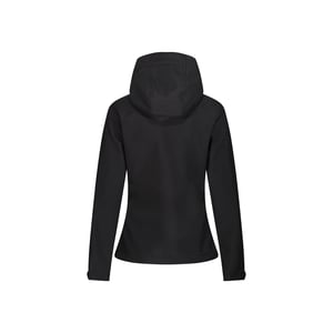 Regatta Womens/Ladies Venturer 3 Layer Membrane Soft Shell Jacket (Schwarz/Rot)