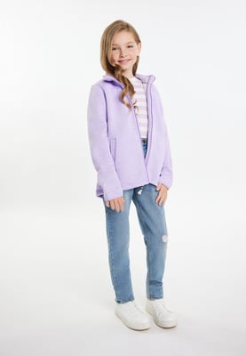 Schmuddelwedda Strickfleecejacke Mädchen (Kids) Helllavendel-Melange