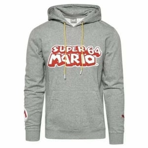 Puma x Super Mario Nintendo Langarm Pullover Grey Herren Hoodie 589098 01