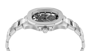 Philipp Plein $keleton $pectre Silber Herren Armbanduhr PWRAA0223