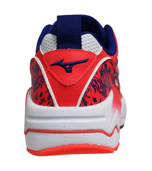 Mizuno Sport Style Wave Rider 1 Weiße/rote Trainer - Herren