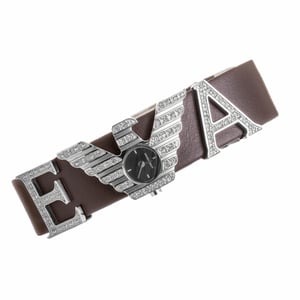 Emporio Armani Damenuhr Quartz Silber
