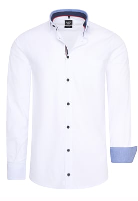 Rusty Neal Overhemd Regular Fit Weiss