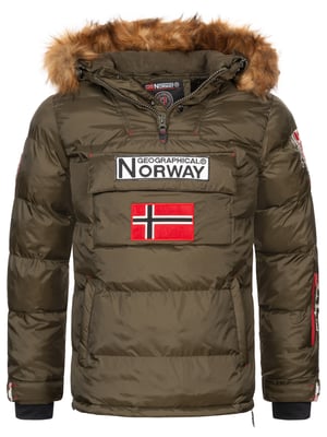 Geographical Norway Windbreaker Khaki