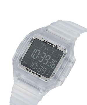 Adidas Originals Street Digital One GMT Unisex Transparente Uhr AOST22049