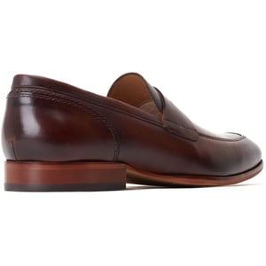 Base London Bruno Herrenschuhe aus gebranntem braunem Leder