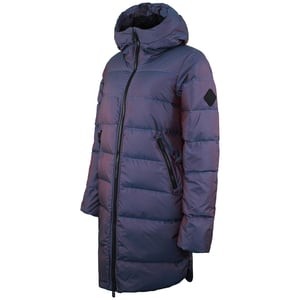 Under Armour Coldgear Marine Blue Womens Irisierende Parka Kapuzenmantel 1365812 422