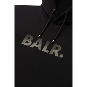 Olaf Straight Hoodie von BALR. in der farbe Schwarz und in größe XXL.