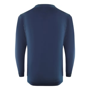 Cavalli Class Diamond Tiger Design Marineblaues Sweatshirt