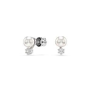 Swarovski 'Matrix' Damen Ohrstecker aus Metall - Silber 5694225