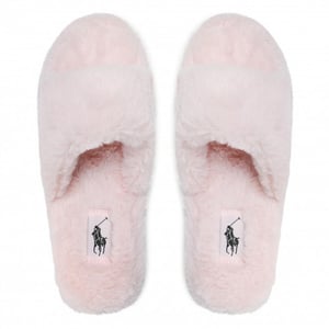 Ralph Lauren Fur Slide Pink Womens Pantoffeln