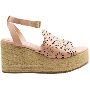 Twed Baker Pinky Laser Cut Damen Pinke Wedges