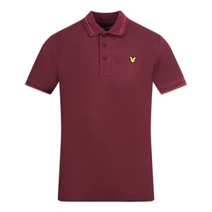 Lyle & Scott Battle Rust Poloshirt mit Markenkragen