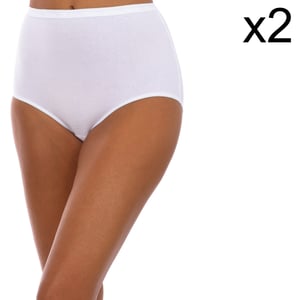 Pack-2 Crompesora Organic Bio Maxi P0AZL Damenhöschen