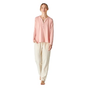 Bedruckter Langarm-Pyjama für Damen JJBEP0501
