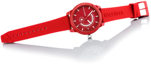 Tommy Hilfiger Denim Herren Uhr Rot 1791480