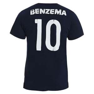 Adidas Benzema Herren Navy Blue T-Shirt