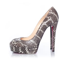 Bianca Python-Plateau-Pumps
