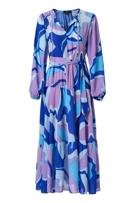 Kleid mit Alley-Print Multi