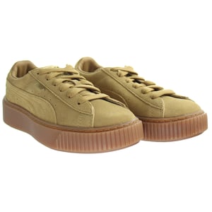 Pums Wildleder Plattform SD PS Kids Gold Trainer