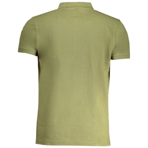 Cavalli Class Bold Logo Grünes Poloshirt