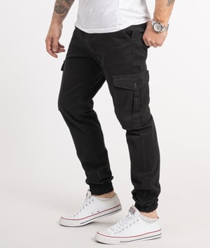 Rock Creek Cargohose Schwarz