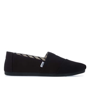 Espadrilles Alpargata coton recyclé Toms Pour Femme en Noir