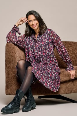 Kenny Print Tunika Taupe / Multi