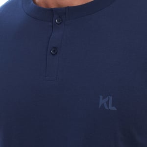 KLP4 Herren-Winterpyjama mit langen Ärmeln