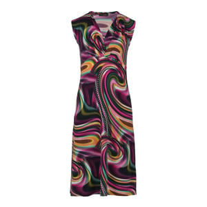 Mulberry Stretch Jersey Empire Line Kleid