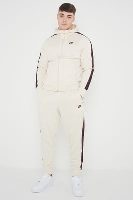 Nike Herren Tribute Poly Trainingsanzug in Creme