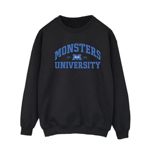 Disney Monsters University Logo-Sweatshirt für Damen/Damen (Schwarz)