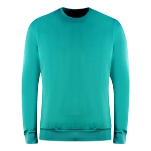 Lyle & Scott Golf Tech Rundhalsausschnitt Teal Grüner Pullover