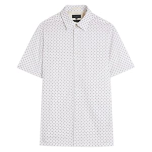 Ted Baker Forter Mens White Geo Print Hemd