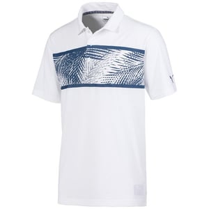 Puma Golf Drycell Performance Fit Palms Polo Kurzarm Herren Top 596376 01
