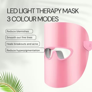LED-Lichttherapie Glow & Renew Maske - 3 Farbmodi