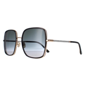 Jimmy Choo Quadratische Damen Gold Grau Dunkelgrau Farbverlauf JAYLA/S