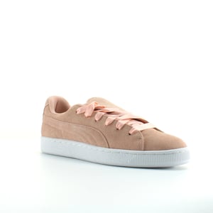 Puma Suede Crush Peach Leder Damen Schnürschuhe 369251 02