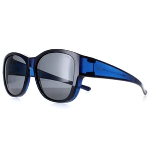 INVU Round Womens Transparent Blau Blau Polarisiert E2102