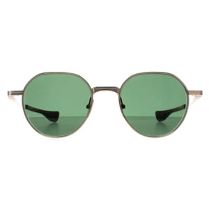 Dita Rund Unisex Weißgold Silber G-15 Grün Vers One