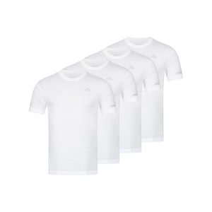 Kappa 4er Set T-Shirt BASIC in Weiß