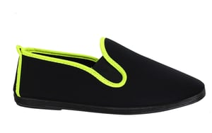 Flossy stile novelda schwarze plimsolls