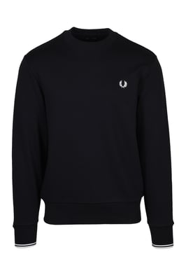 Sweat col rond Fred Perry Pour Homme en Noir